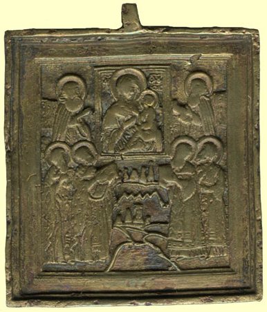 Поклонение иконе Богоматери Тихвинской - mi-4-33-271